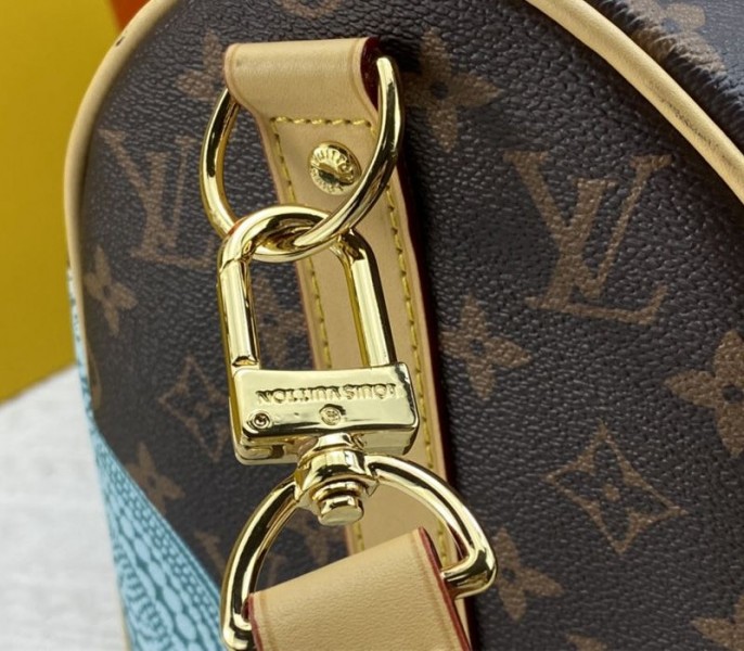 l0vis vvtt0n x yk monogram canvas keepall 45 lU*gage in pumpkin