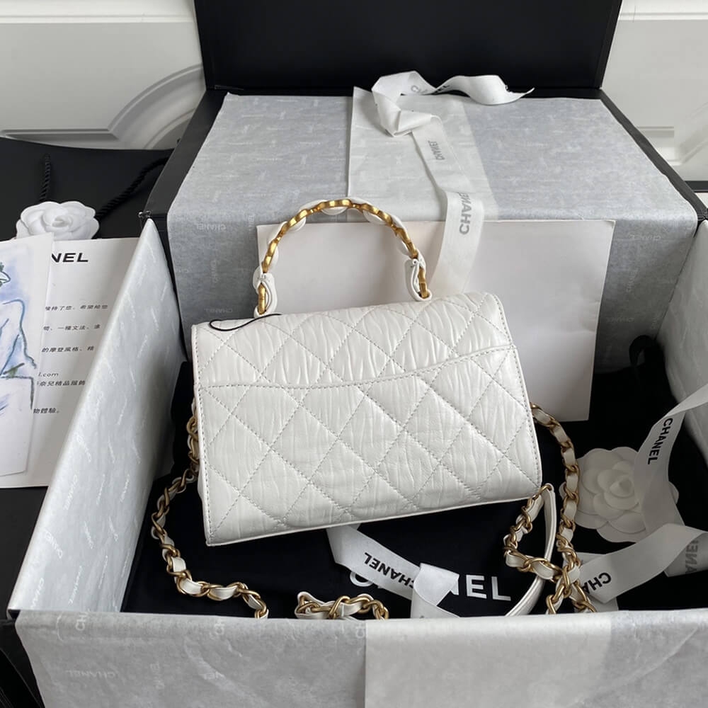 Ch**el Mini Flap Bag with Top Handle