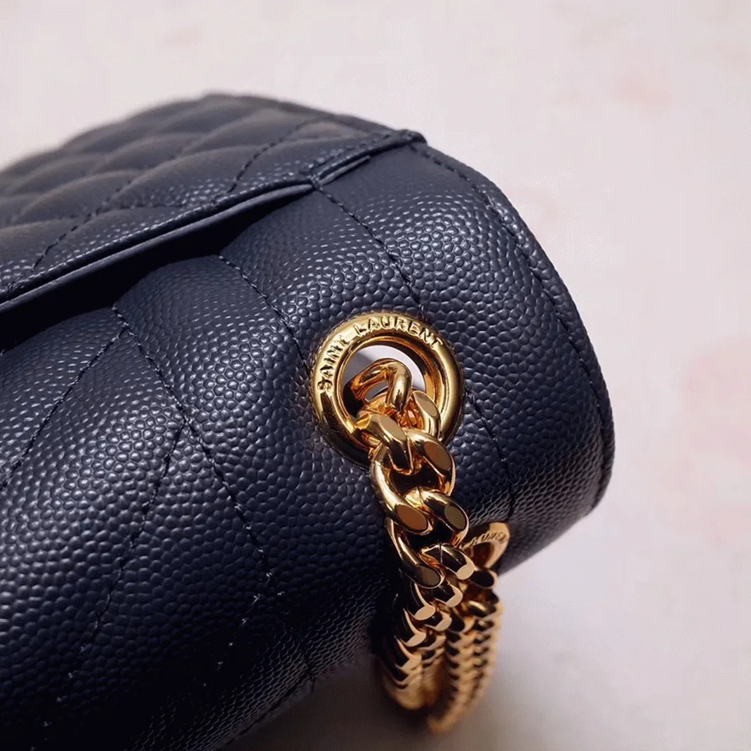 Fake Sa1nt Lau*nt Envelope Medium Bag Navy