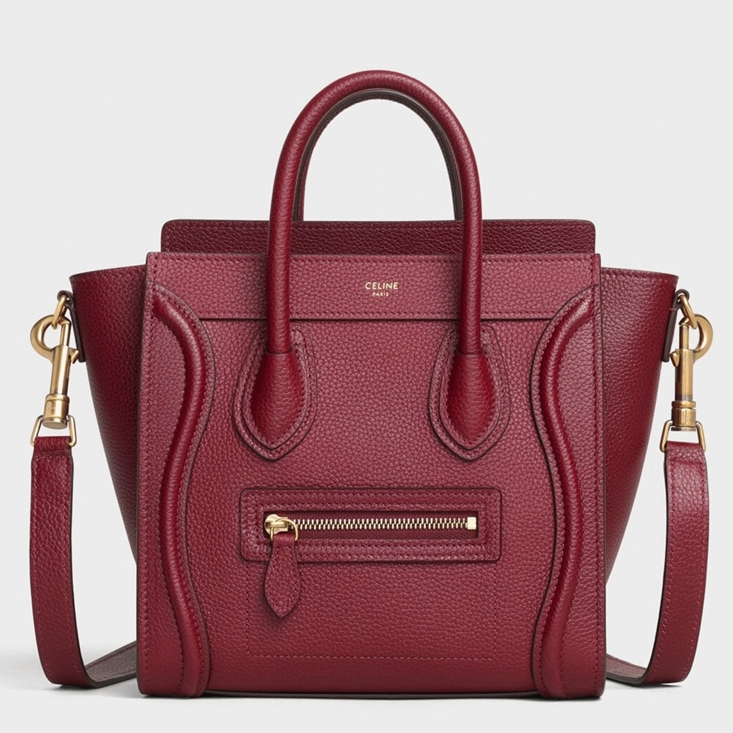 ce1i*e nano lU*gage tote bag fake in ruby
