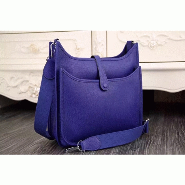 Electric Blue Evelyne III PM Bag Replica AAA H**me5 Crossbody