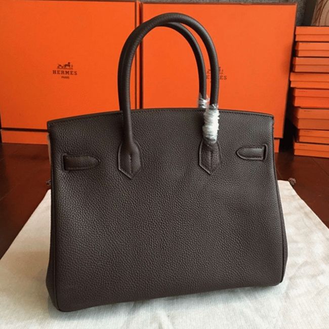 Cafe Color AAA H**me5 Birkin 30cm Counterfeit Bag