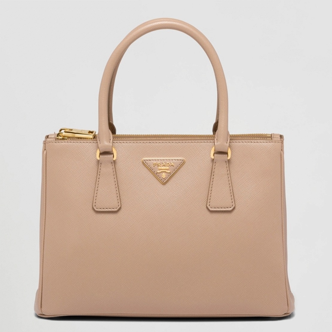 Beige Pra*a Galleria Medium Bag Replica