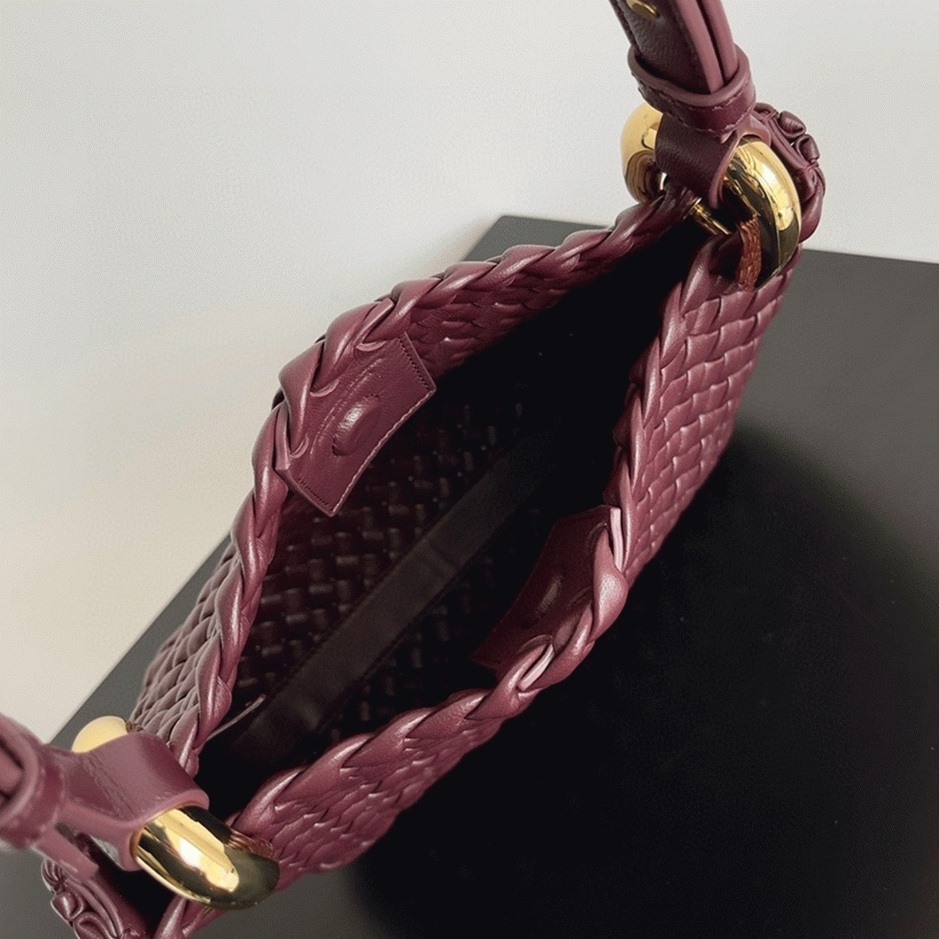 Replica B0tt*ga Ven*ta Clicker Small Bag Bordeaux