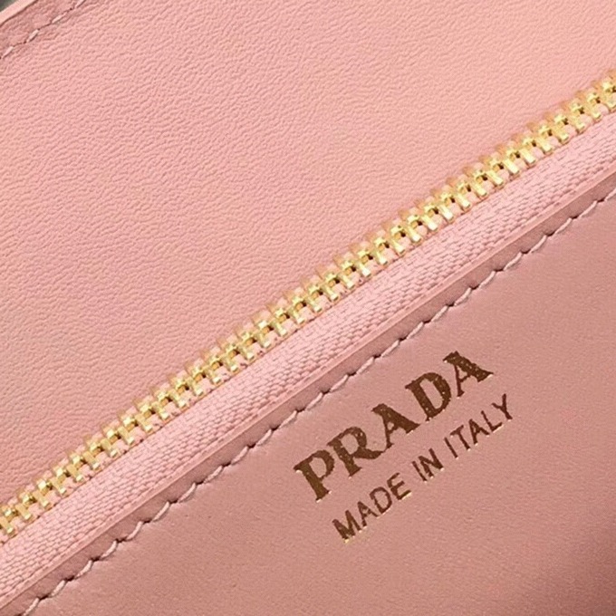 Pra*a Monochrome Small Bag Replica in Pink