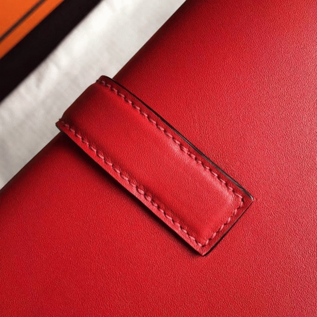 Top quality red replica H**me5 Jige Elan 29 clutch bag