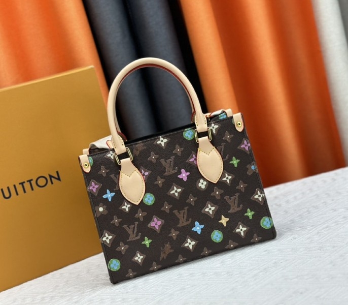 L0vis Vvtt0n Monogram Craggy Onthego PM Tote In Chocolate