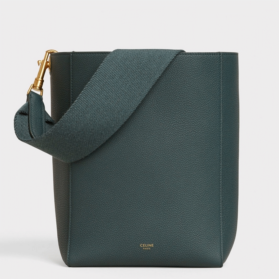 Top Quality Fake Ce1i*e Sangle Small Bucket Bag In Amazone Calfskin