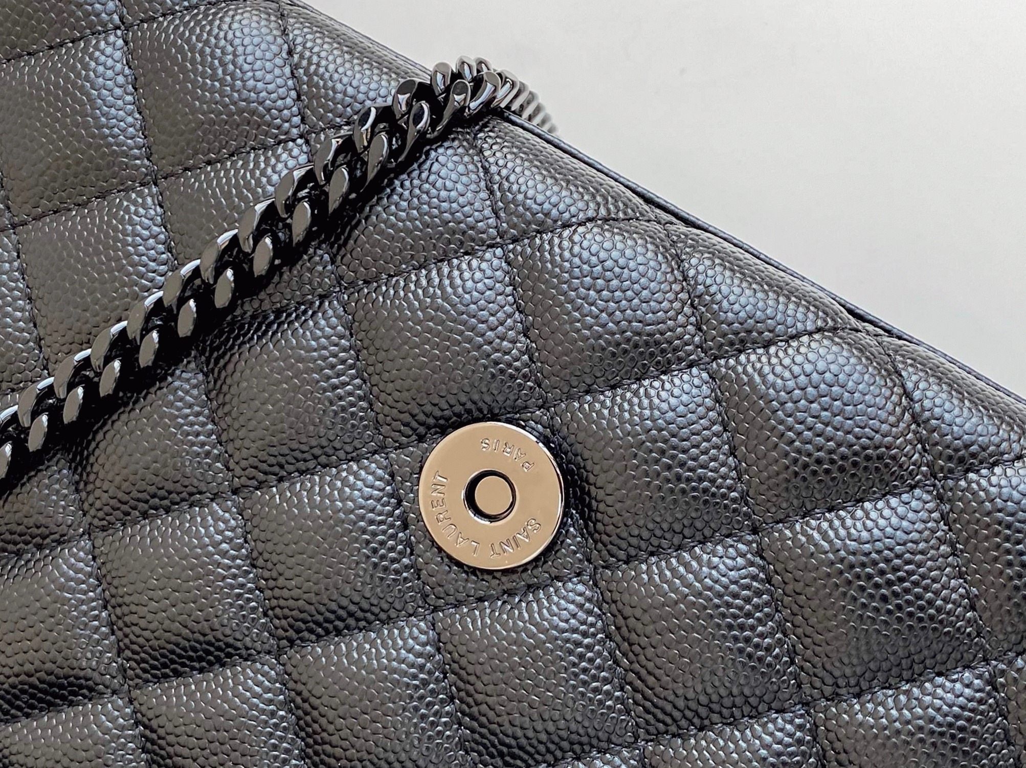Replica Sa1nt Lau*nt Envelope Small Black Bag with Black Hardware