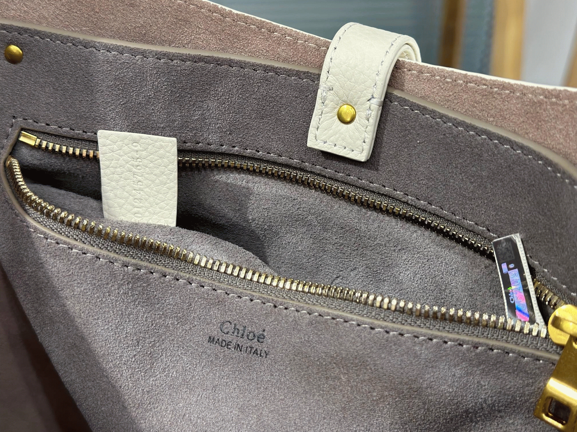 top quality replica Ch10e marcie hobo bag in white grained leather