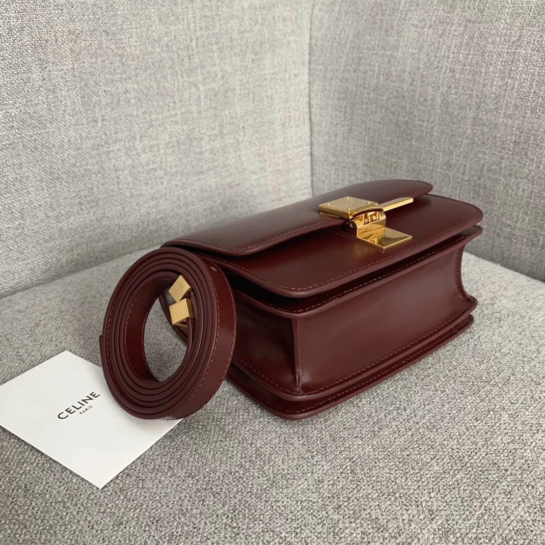 Top Quality Knockoff Ce1i*e Classic Box Small Bag In Bordeaux