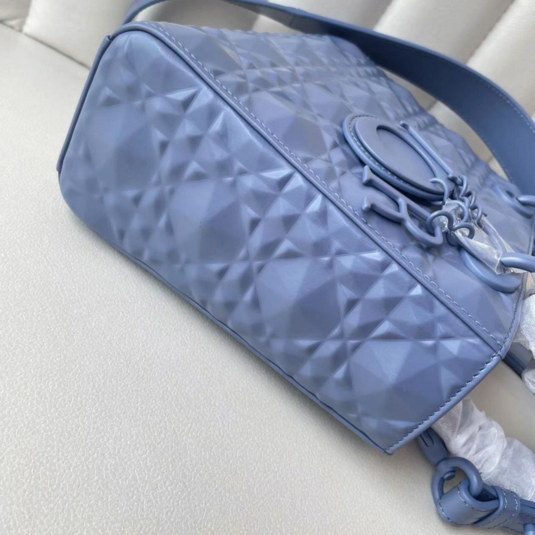 d10r small lady d10r my abcd10r bag replica in De*1m calfskin with d1am0nd motif
