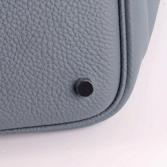 Blue lin knockoff H**me5 Picotin Lock handbag