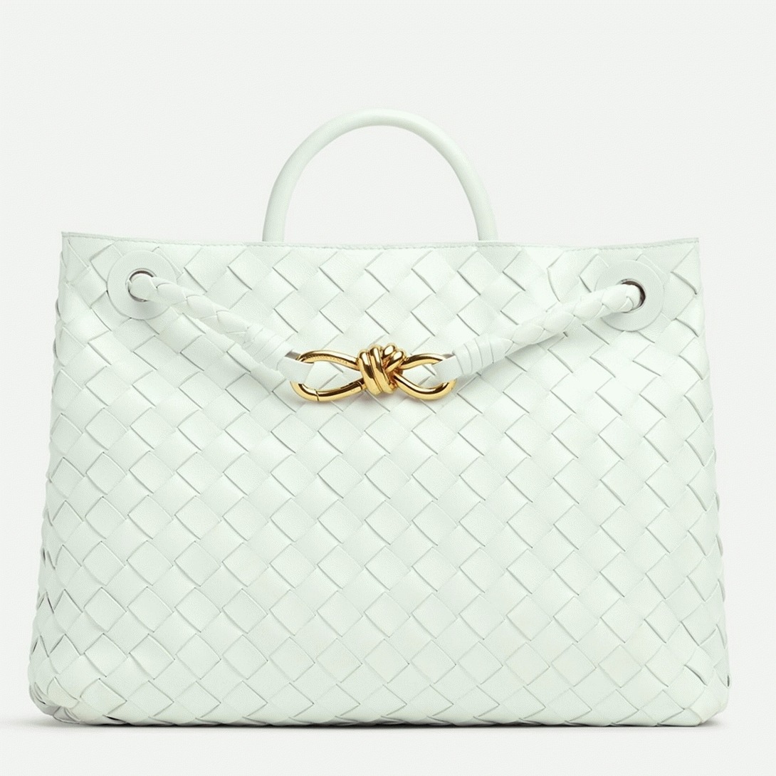 Fake B0tt*ga Ven*ta Andiamo Medium Bag Glacier