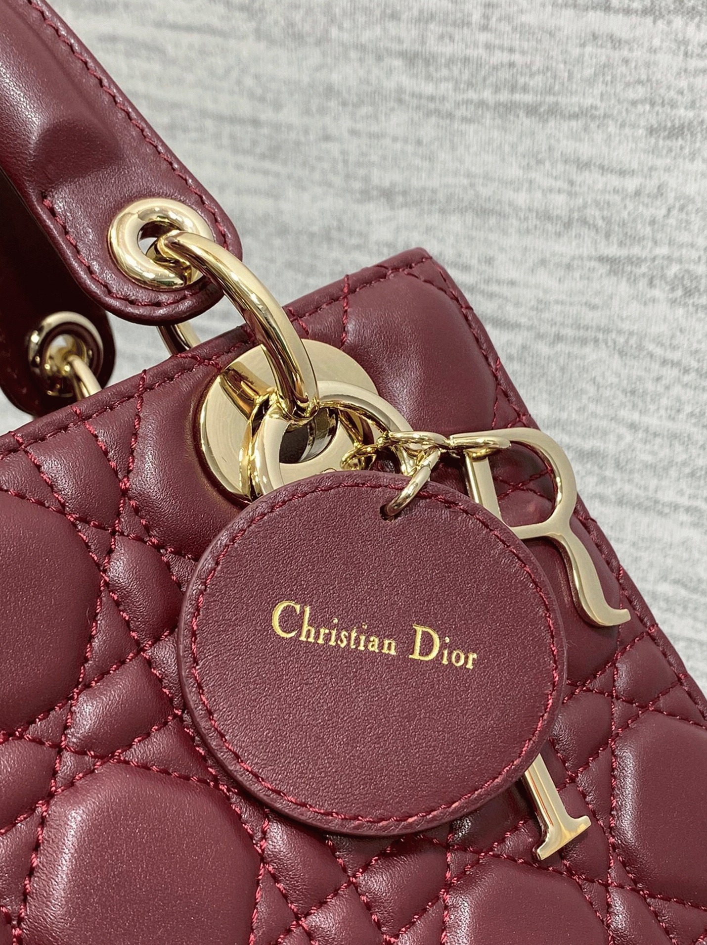 D10r Small Lady D10r My ABCD10r Bag Fake in Burgundy