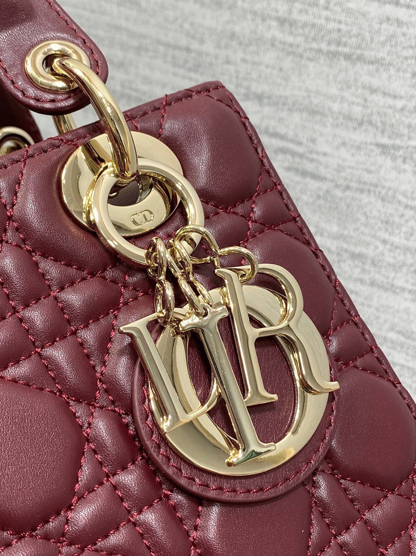 D10r Small Lady D10r My ABCD10r Bag Fake in Burgundy