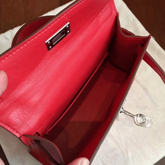 Red Swift Replica H**me5 Kelly 20cm Classic Handbag