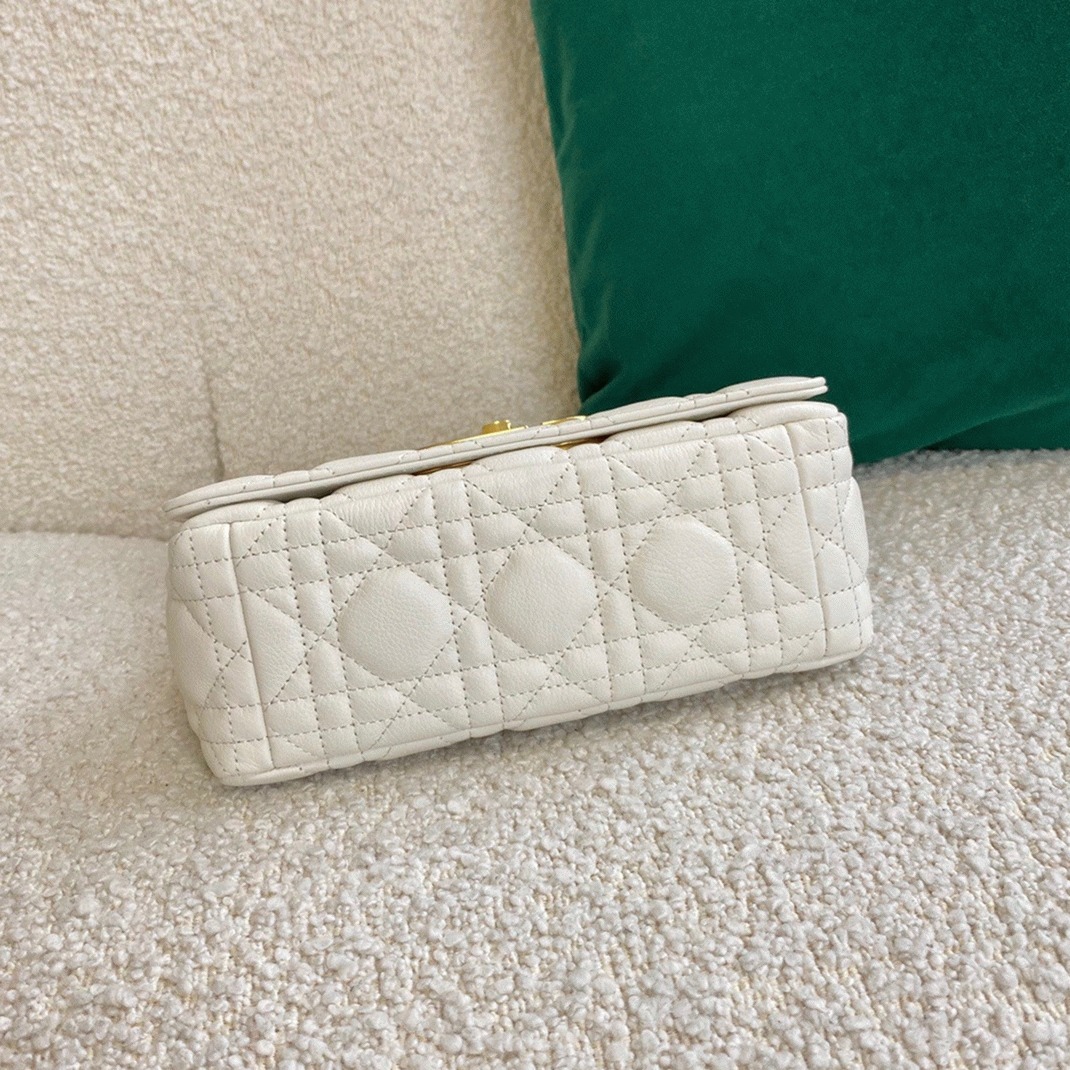 D10r Caro Small Bag Knockoff in White