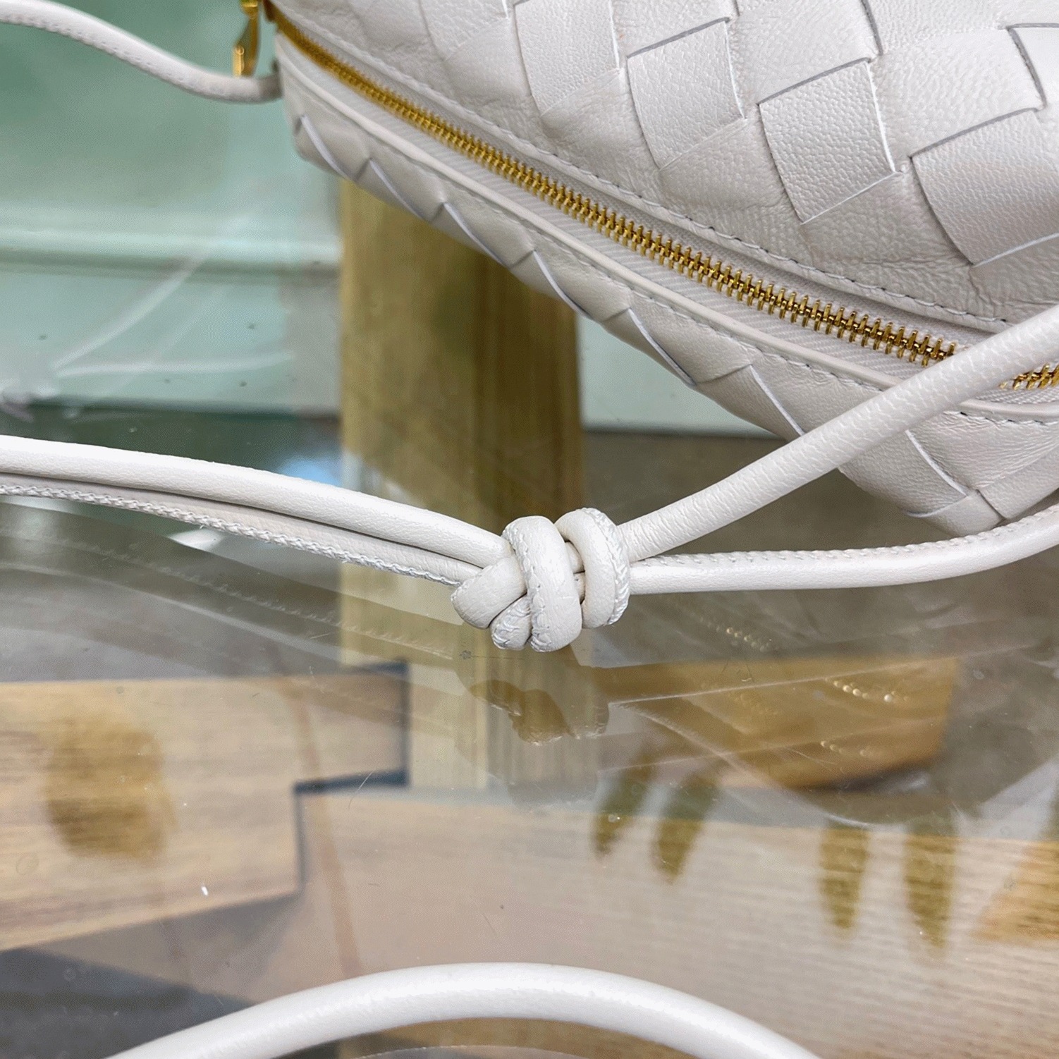Replica B0tt*ga Ven*ta Loop Mini Bag White