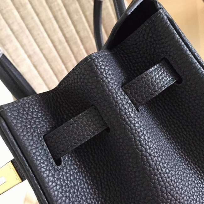 Black Knockoff Designer H**me5 Birkin 35CM Tote