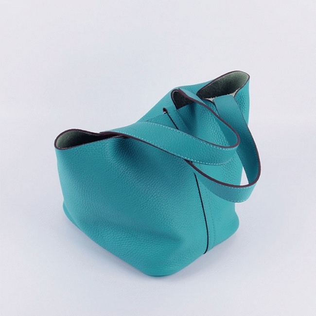 Turquoise replica H**me5 Picotin Lock handbag