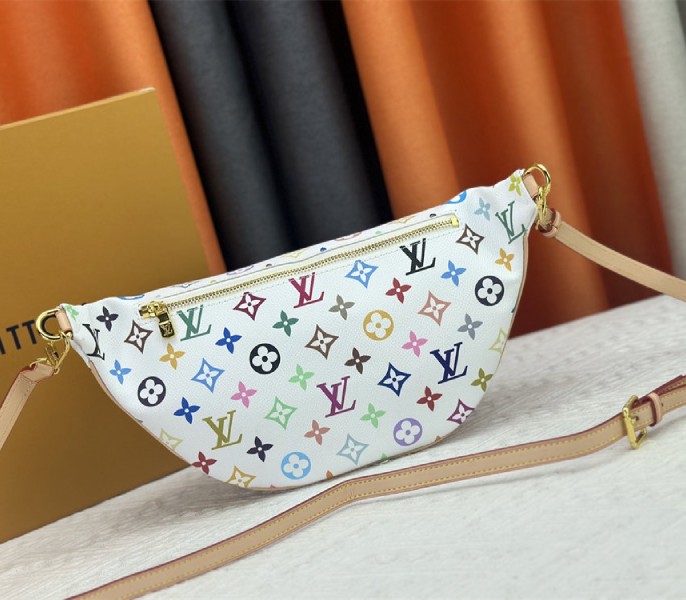 L0vis Vvtt0n X TM Multicolored High Rise In White