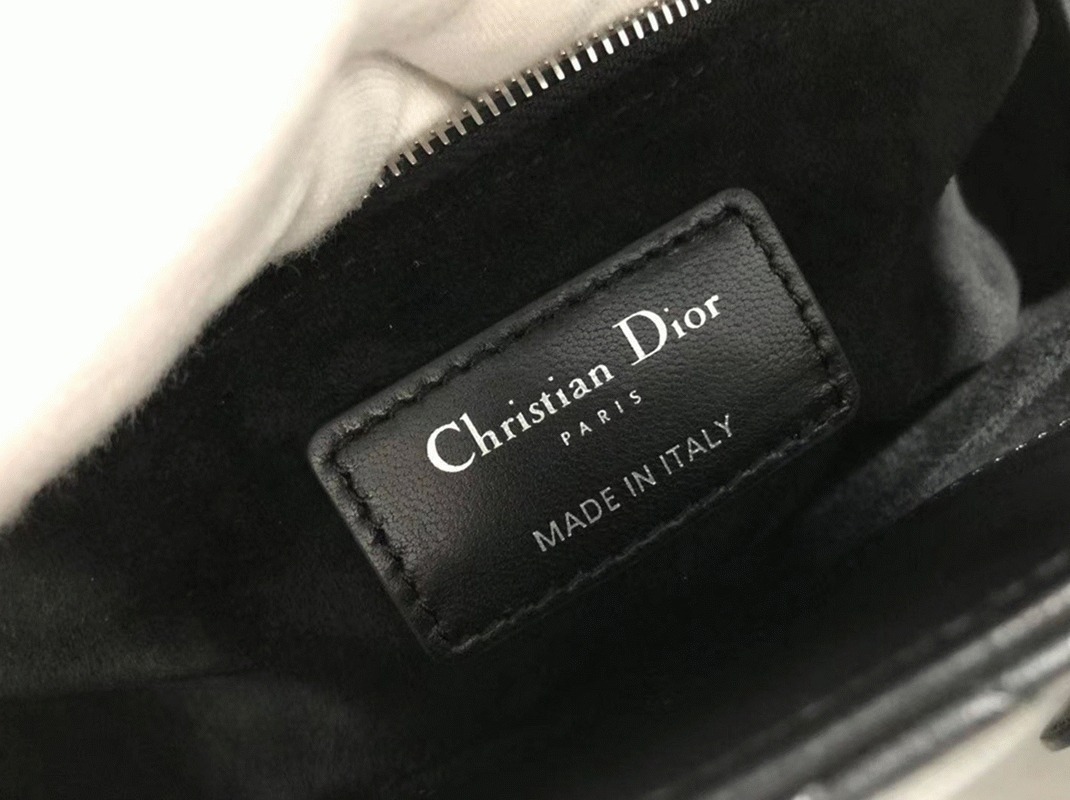 D10r Lady D10r Medium Bag Fake in Noir