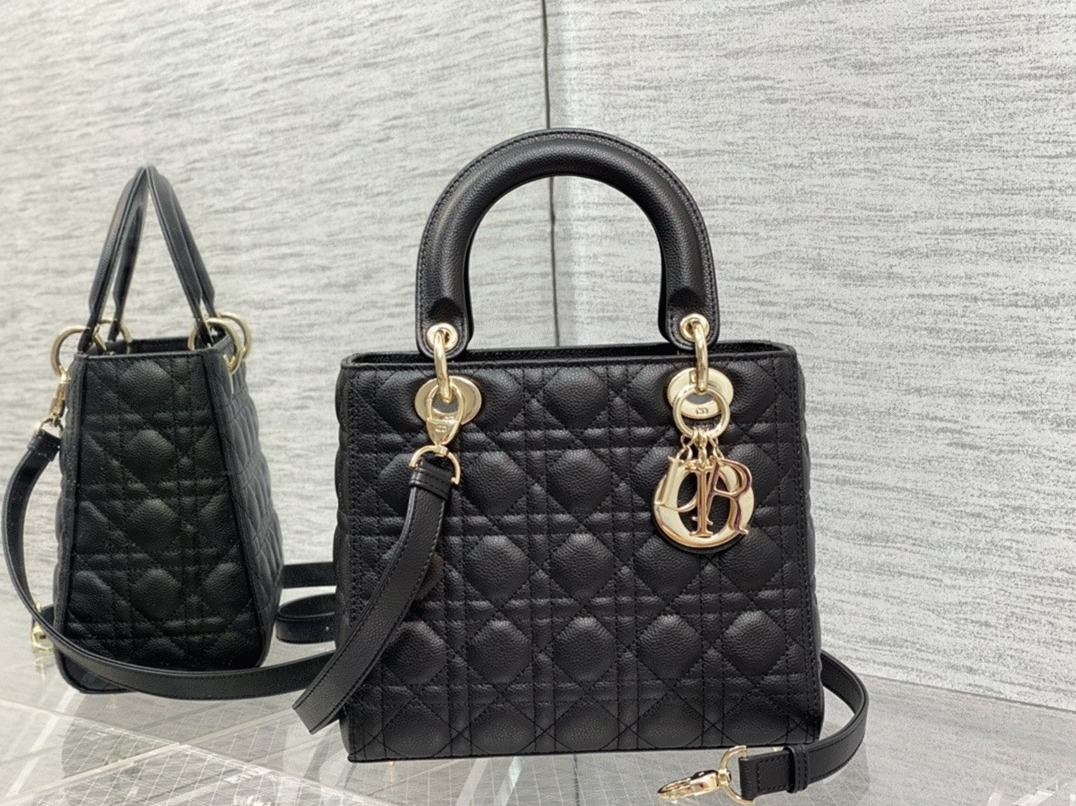 D10r Lady D10r Medium Bag Fake in Noir