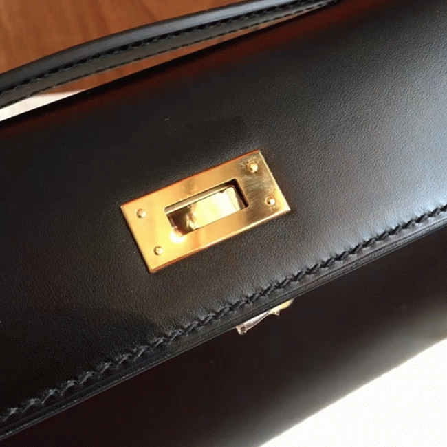 Black Box Replica H**me5 Kelly Cut Clutch Classic Design