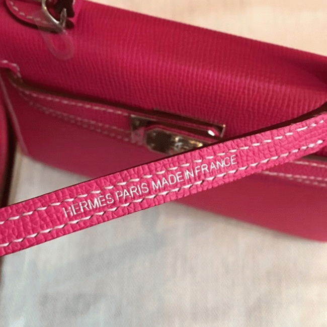 Rose Red Epsom Copy Faux H**me5 Kelly 20cm Handbag
