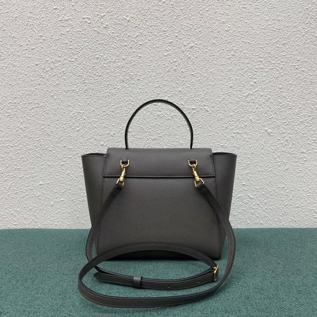 Ce1i*e Belt Nano Bag Fake in Grey