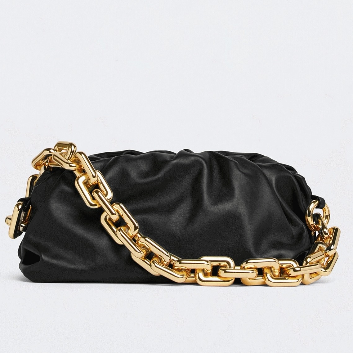 Replica B0tt*ga Ven*ta The Chain Pouch Bag Black