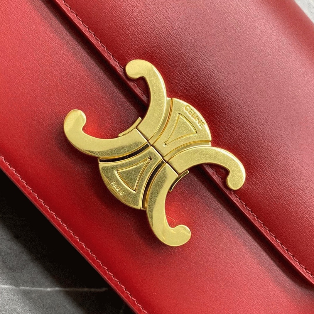 Top Quality Knockoff Ce1i*e Triomphe Teen Bag In Red