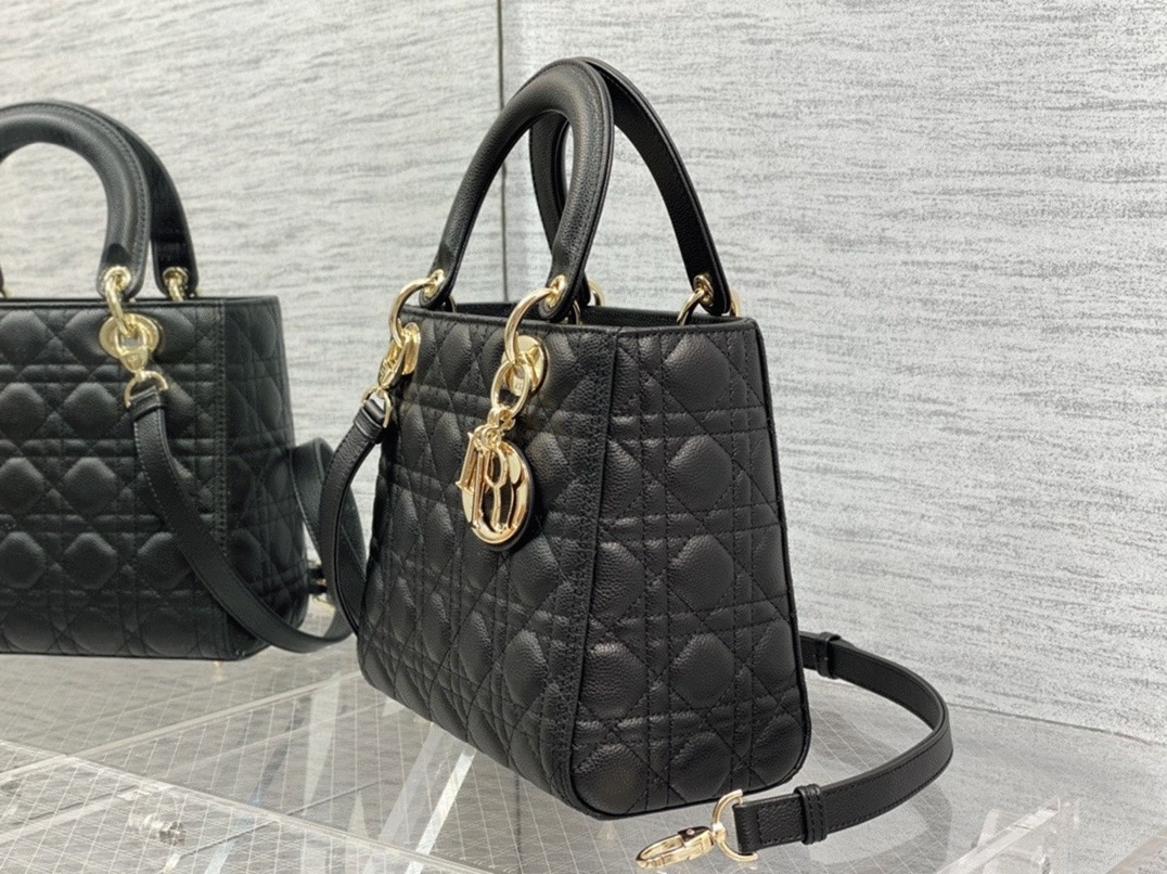 D10r Lady D10r Medium Bag Fake in Noir