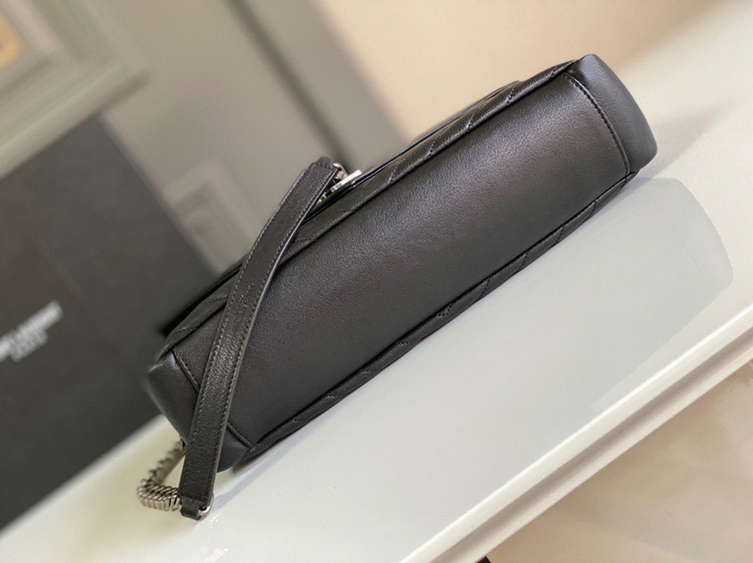 Replica Sa1nt Lau*nt College Large Chain Bag Noir