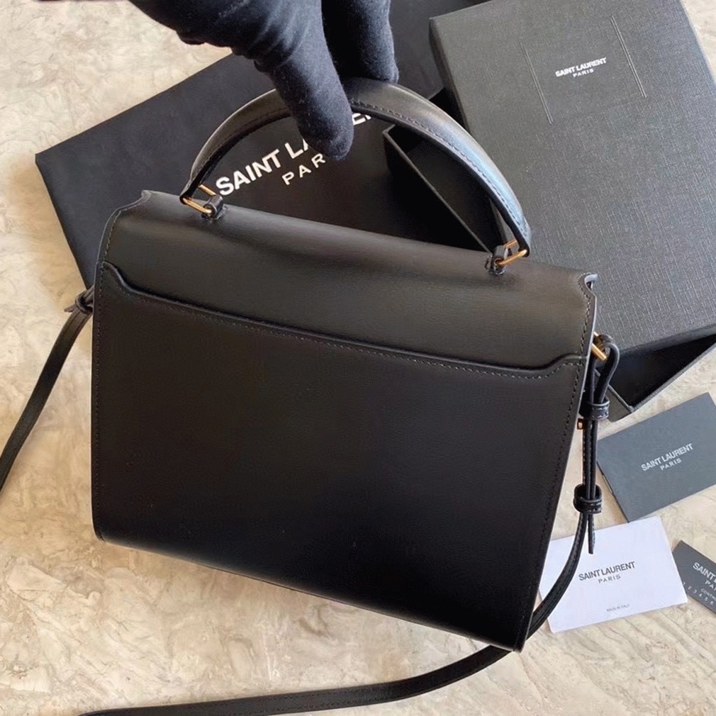 Replica Sa1nt Lau*nt Cassandra Medium Bag Black Suede