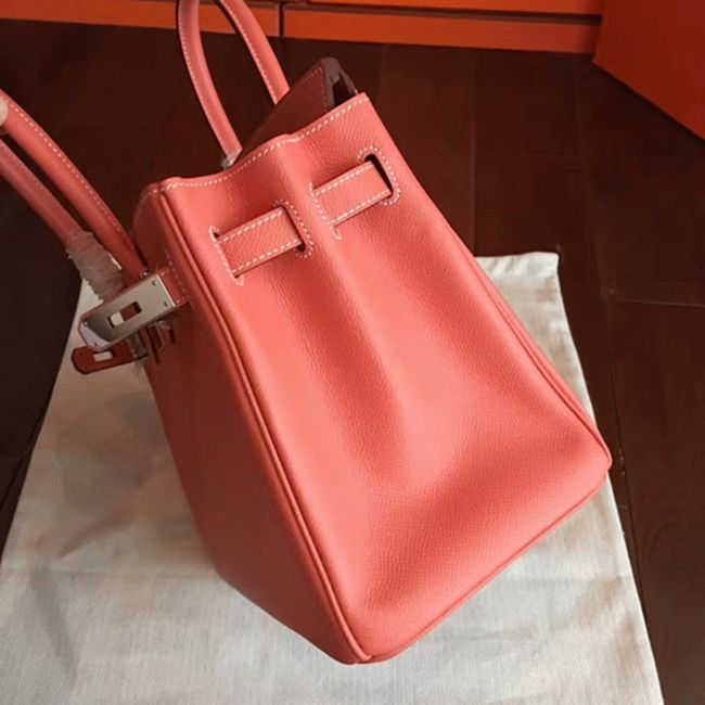 1:1 High-End Orange H**me5 Birkin 30cm Counterfeit Bag