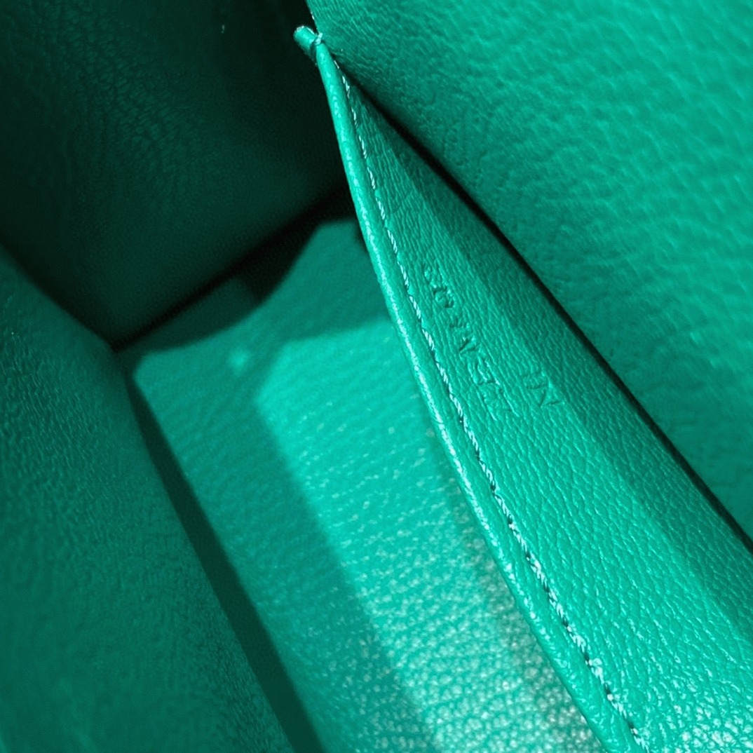 H**me5 Kelly Mini II Bag Fake in Vert Jade