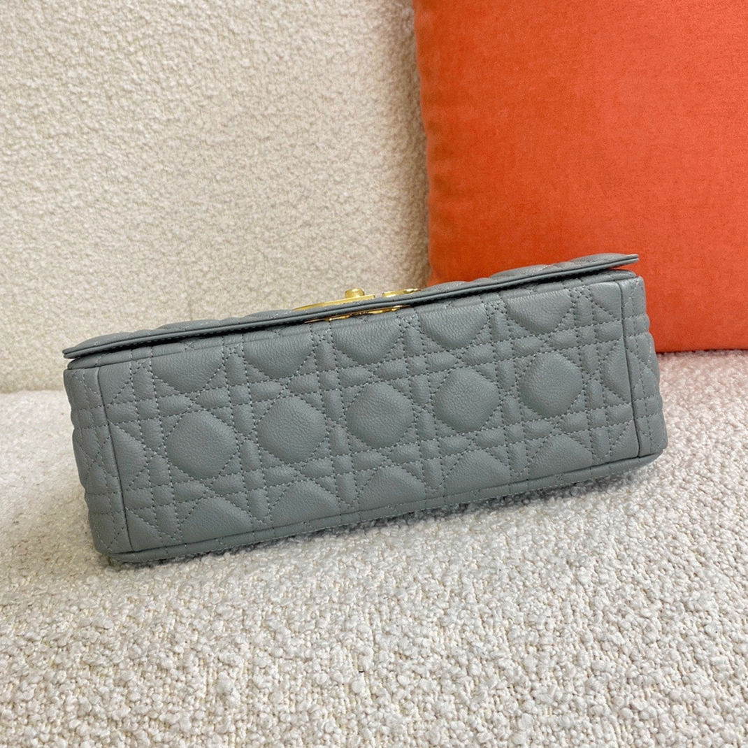 D10r Caro Large Bag Knockoff in Grey