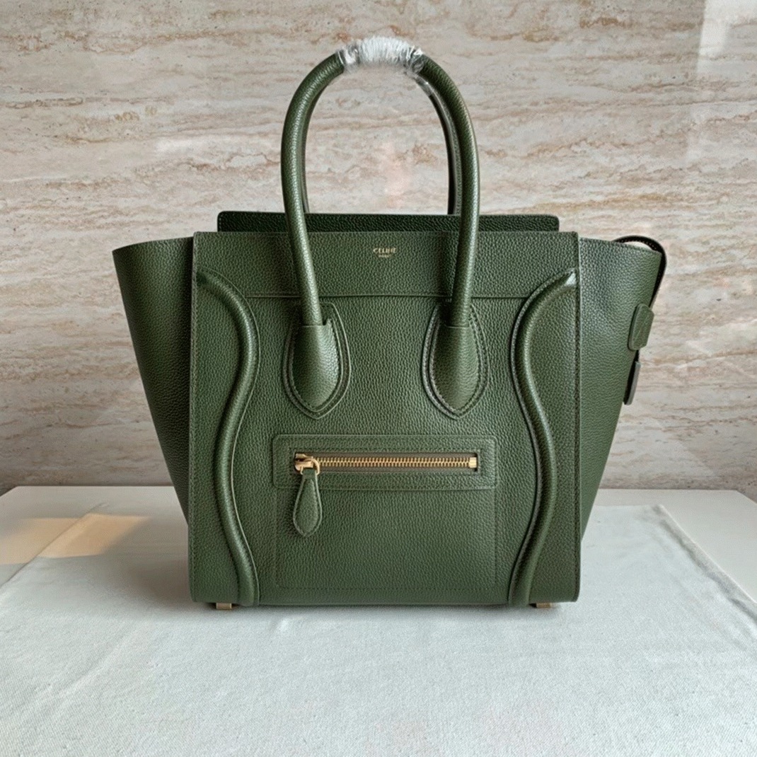 ce1i*e micro lU*gage tote bag knockoff in khaki green