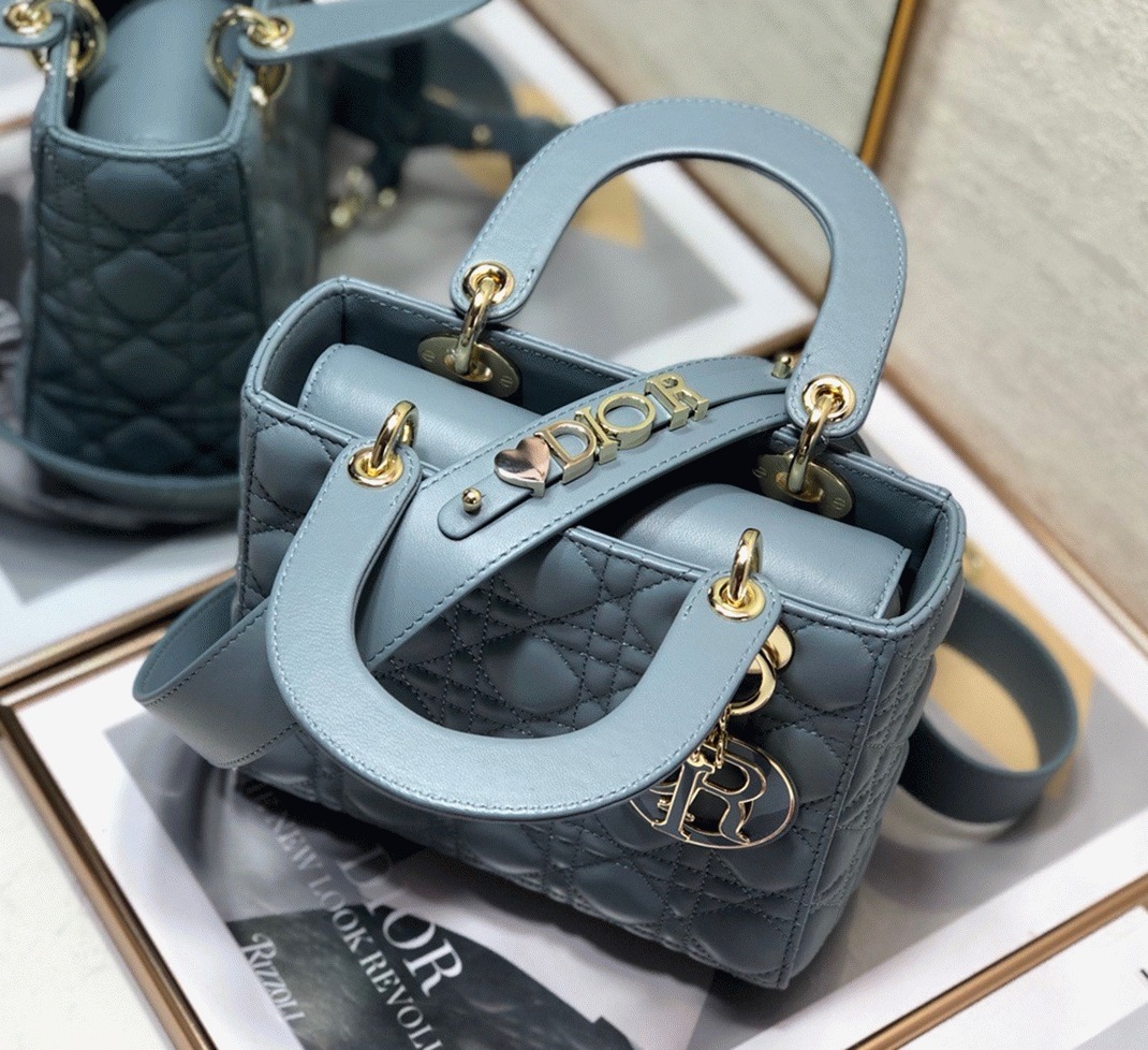 D10r Small Lady D10r My ABCD10r Bag Replica in Sky Blue