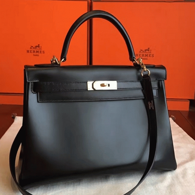 Black Box Replica H**me5 Kelly Retourne 32cm Sophisticated Handbag