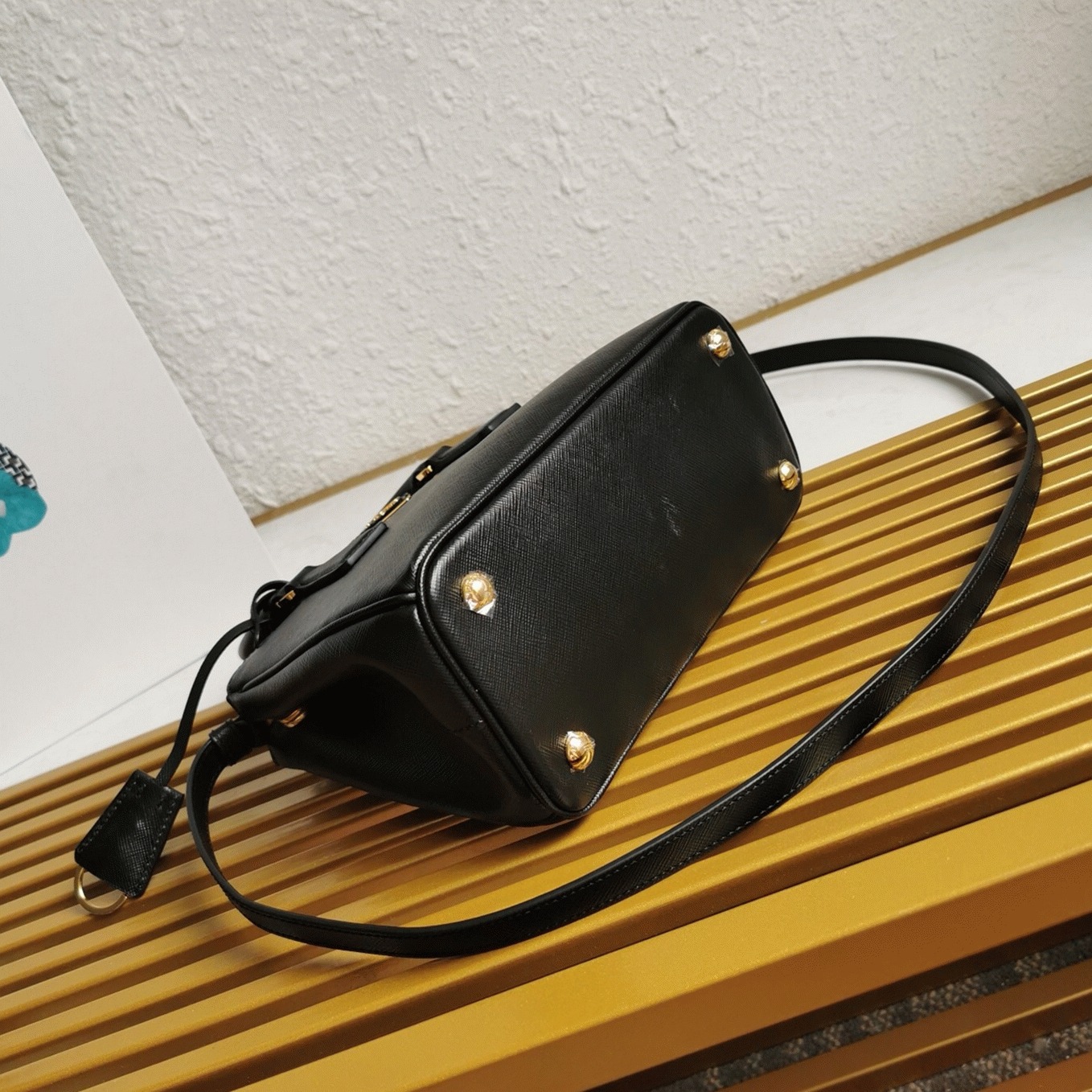 Black Pra*a Galleria Small Bag Fake