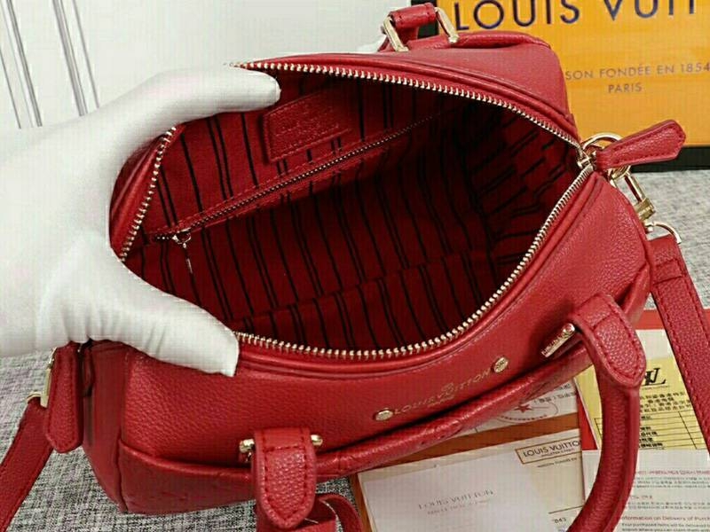 L0vis Vvtt0n Monogram Empreinte Speedy Bandouliere 25 Handbag In Red