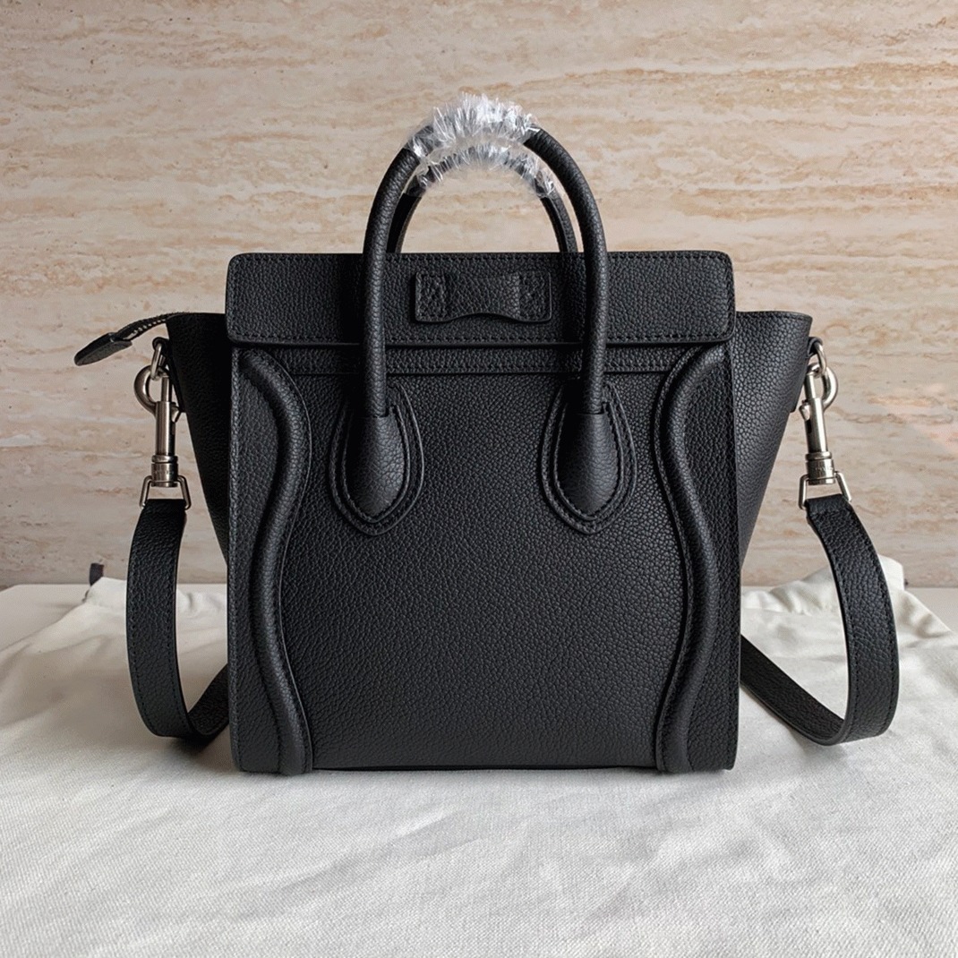 ce1i*e nano lU*gage tote bag replica in black