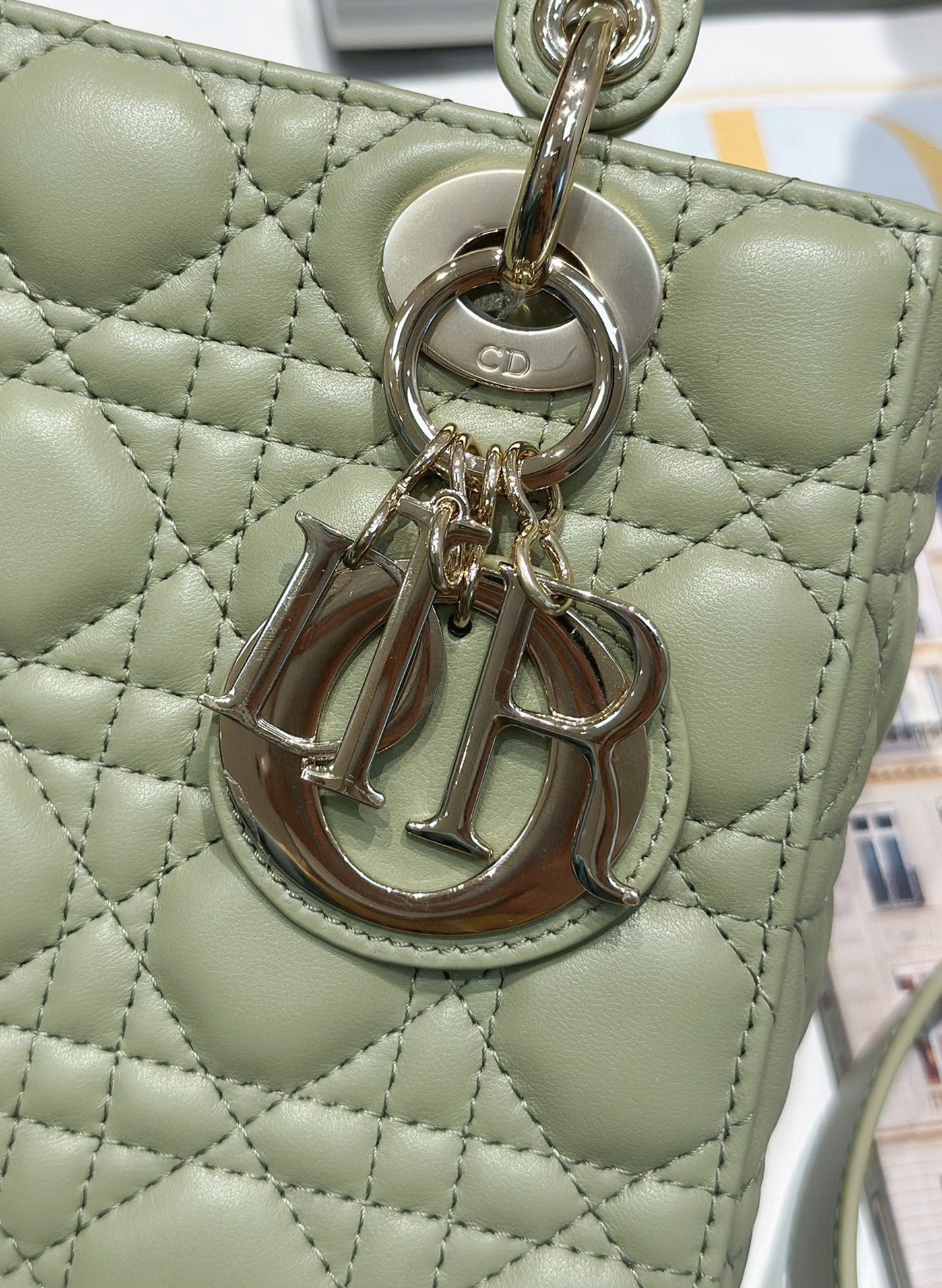 D10r Small Lady D10r My ABCD10r Bag Knockoff in Ethereal Green