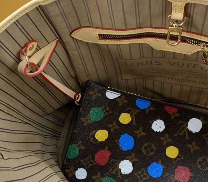 L0vis Vvtt0n X YK Monogram Canvas Neverfull MM Tote