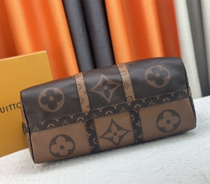 L0vis Vvtt0n Monogram Giant And Monogram Reverse Canvas Keepall Bandouliere 45