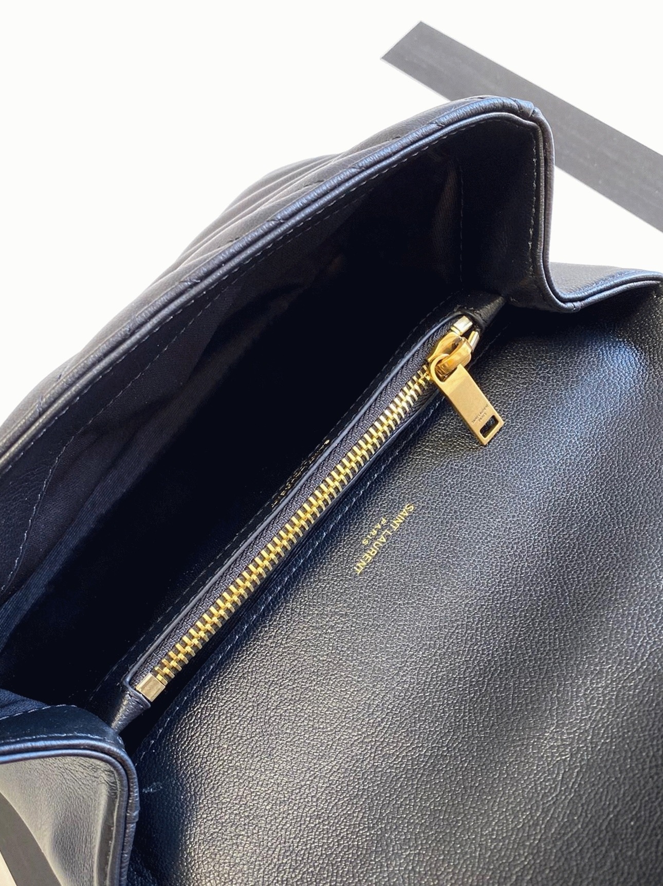 Replica Sa1nt Lau*nt College Medium Chain Bag Noir