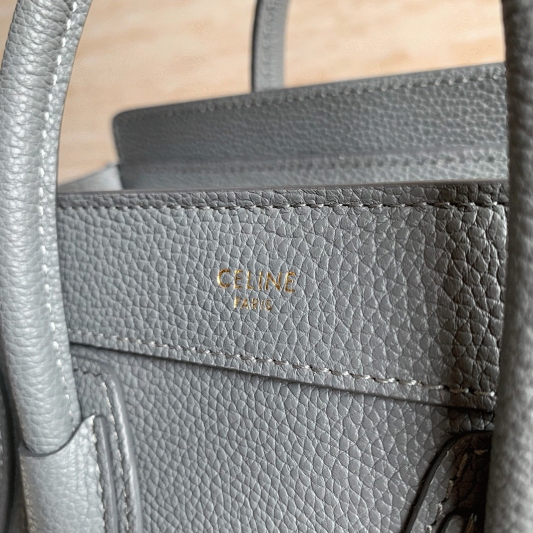 ce1i*e nano lU*gage tote bag faux in kohl